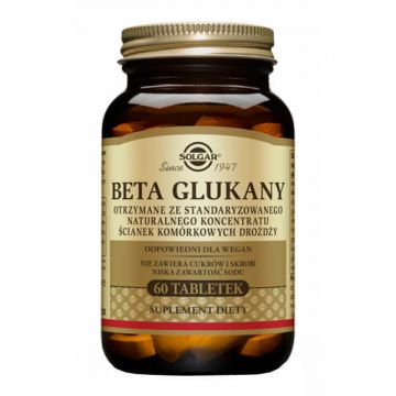 Solgar Beta Glucani, 60 comprimate