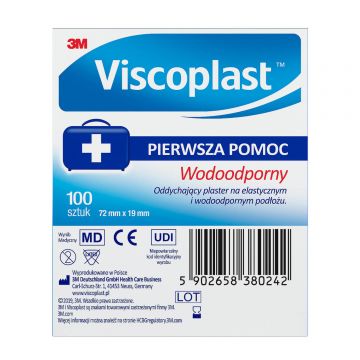 Viscoplast Waterproof, tencuieli microperforate, 72 mm x 19 mm, 100 bucăți