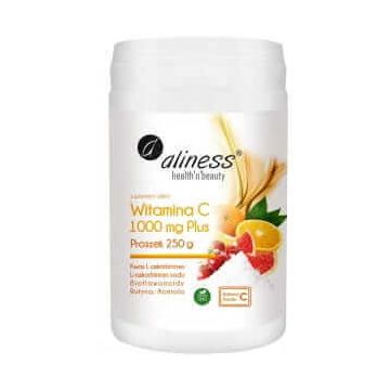Vitamina C 1000 mg Plus (Bioflavonoide, Acerola, Rutin) 250 g Aliness