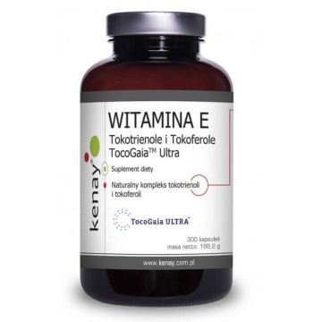 Vitamina E Tocotrienoli și tocoferoli TocoGaia 300 capsule Kenay