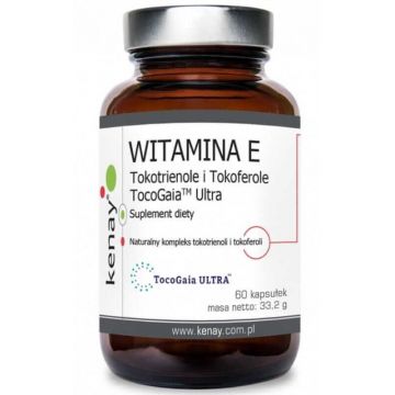 Vitamina E Tocotrienoli și tocoferoli TocoGaia 60 capsule Kenay
