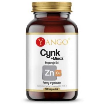 Zinc + cupru 90 capsule Yango