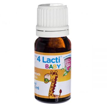 4 Lacti Baby din primele zile de viață, picături, 5 ml