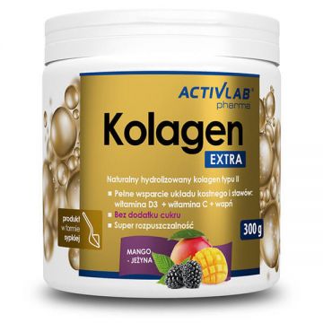 Activlab Pharma Collagen Extra, aromă de mango și fructe de pădure, 300 g