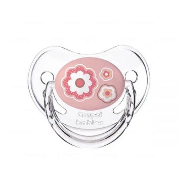 Canpol Babies, manechin din silicon, anatomic, nou-născut, 0-6 luni, roz, 1 bucată