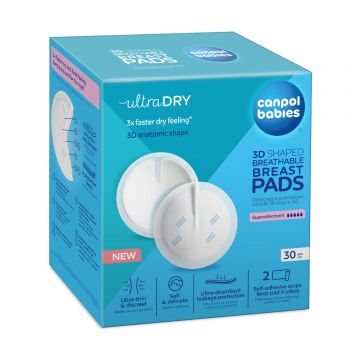 Canpol, tampoane respirabile pentru sâni, 30 buc.