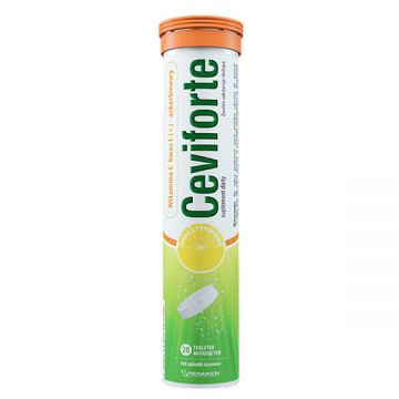 Ceviforte, vitamina C 1500 mg, 20 comprimate efervescente