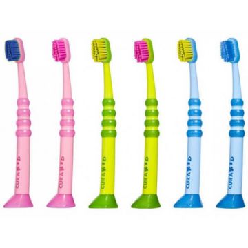 Curapox Baby CuraKid, periuță de dinți pentru copii, 0-4 ani, Super Soft, 1 bucată
