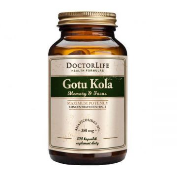 Doctor Life Gotu Kola, Centella Asiatica, 100 capsule