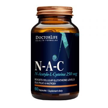 Doctor Life N-A-C, N-acetilcisteină 250 mg, 60 capsule