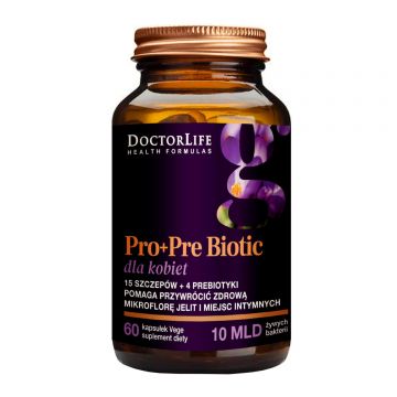 Doctor Life Pro+Pre Biotic pentru femei, 60 capsule vegetale
