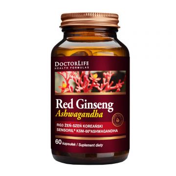 Doctor Life Red Ginseng Ashwagandha, 60 capsule