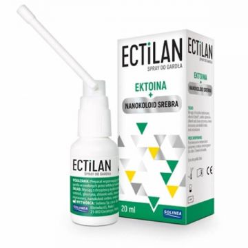 Ectilan, spray pentru gât, 20 ml
