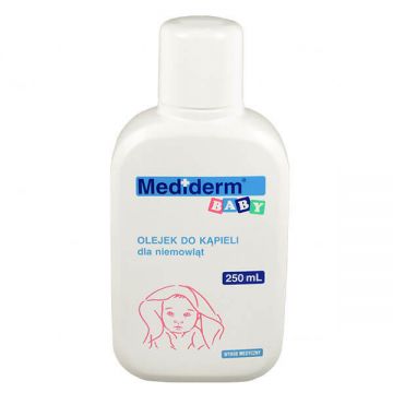 Mediderm Baby, ulei de baie pentru copii, 250 ml