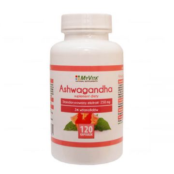 MyVita Ashwagandha, extract standardizat, 120 capsule