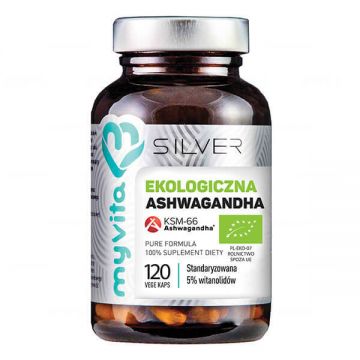 MyVita Silver, Aswhagandha Bio, 120 capsule