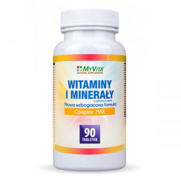 MyVita Vitamine & Minerale Complex Max, 90 comprimate