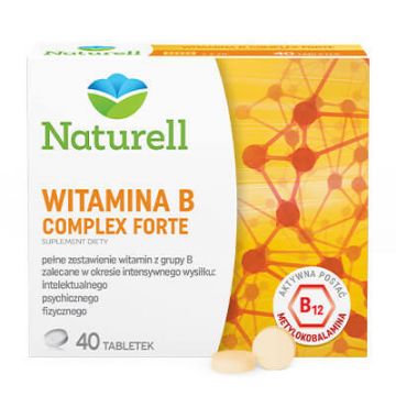 Naturell Vitamin B Complex Forte, 40 comprimate