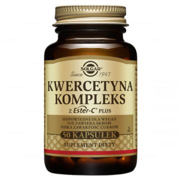 Solgar Quercetin Complex cu Ester-C Plus, 50 capsule