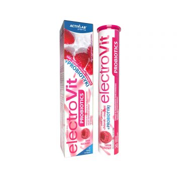 Activlab Pharma ElectroVit Probiotics, aromă de zmeură, 20 comprimate efervescente