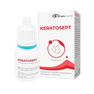 Keratosept, picături pentru ochi, 10 ml