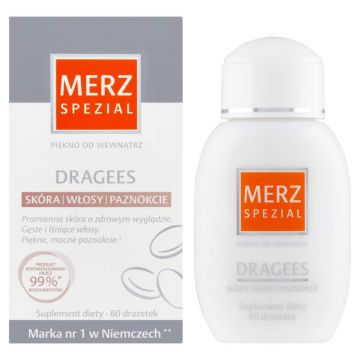 Merz Special pentru Piele/Păr/Unghii cu Vitamine și Minerale, 60 Tablete, Merz