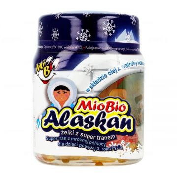 MioBio Alaskan, jeleuri superfood pentru copii peste 3 ani, 30 bucăți