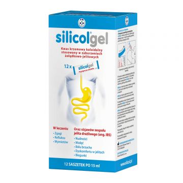 Silicolgel, gel oral, 15 ml x 12 plicuri