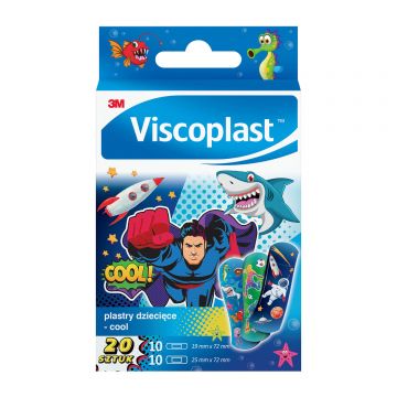 Viscoplast Cool, tencuieli pentru copii, 20 de bucăți