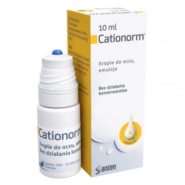 Cationorm, picături pentru ochi, emulsie, 10 ml