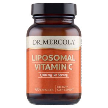 Dr. Mercola Vitamina C lipozomală, vitamina C 1000 mg, 60 capsule