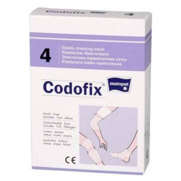 Matopat Codofix 4, plasă de bandaj elastic, nesteril, 3 cm x 1 m, 1 buc
