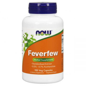 Now Foods Feverfew, Marshmallow, 100 capsule vegetariene