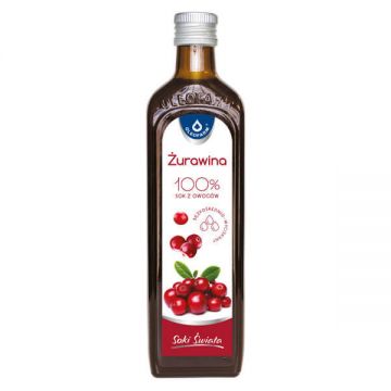 Oleofarm Juices of the World Cranberry, 100% suc de fructe, 490 ml
