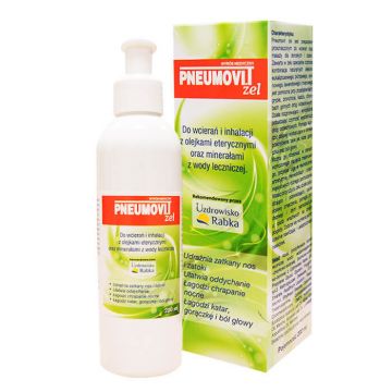 Pneumovit, gel pentru frecare și inhalare, 200 ml