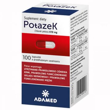 Potazek, 100 capsule cu eliberare prelungită