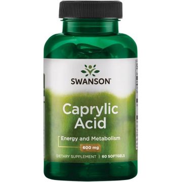 Swanson Acid caprilic, acid caprilic, 60 capsule