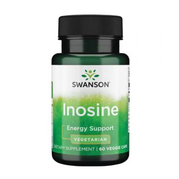 Swanson Inosine, inozină, 60 capsule vegetariene
