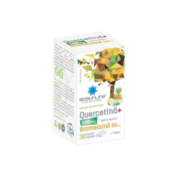 BioSunLine Quercetina 500 mg + Bromelaina 50 mg, 30 capsule