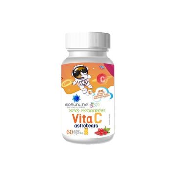 BioSunLine Vita C Veg Gummies ASTROBEARS , 60 jeleuri