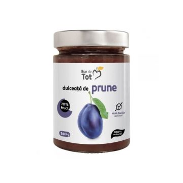 DACIA PLANT Dulceata Prune fara zahar, 360g