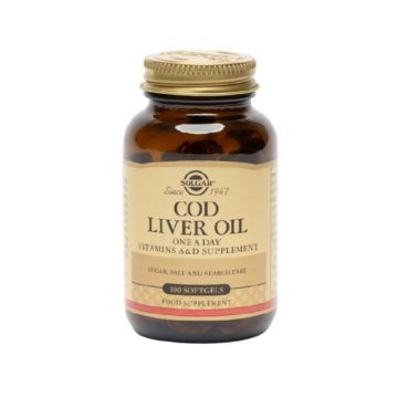 Solgar Cod Liver Oil, 100 capsule moi