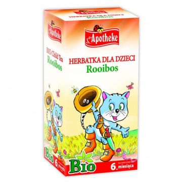 Apotheke Rooibos Bio, un ceai pentru bebeluși de peste 6 luni, 1,5 g x 20 pliculețe
