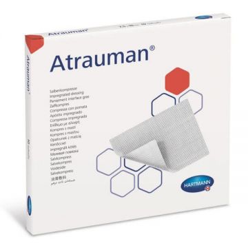 Atrauman, pansament unguent, steril, 5 cm x 5 cm, 10 bucăți