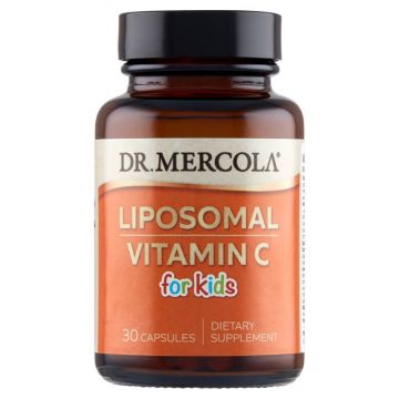 Dr. Mercola Vitamina lipozomală pentru copii, vitamina C lipozomală pentru copii, 30 capsule