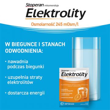 Electroliți, aromă de portocale, 7 pliculețe