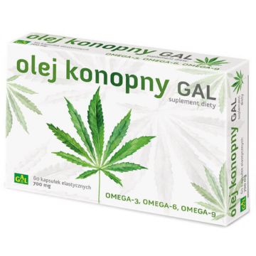 GAL Ulei de cânepă, 60 capsule flexibile