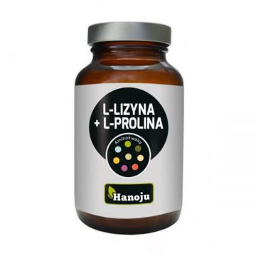 Hanoju L-lizină + L-prolină, 90 capsule
