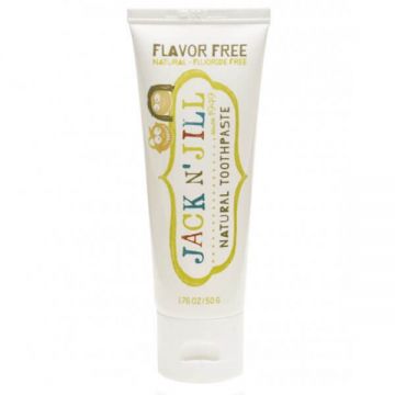 Jack N'Jill, pastă de dinți naturală, fără fluor, fără gust, 50 g