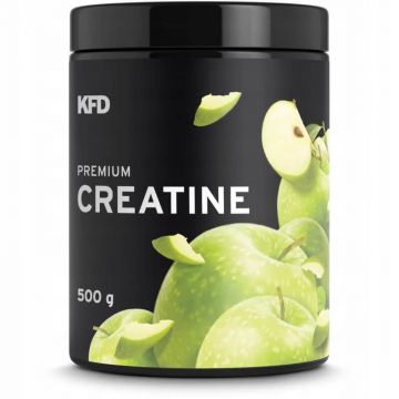 KFD Premium Creatine, aromă de măr verde, 500 g